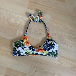 Midori floral bikini top